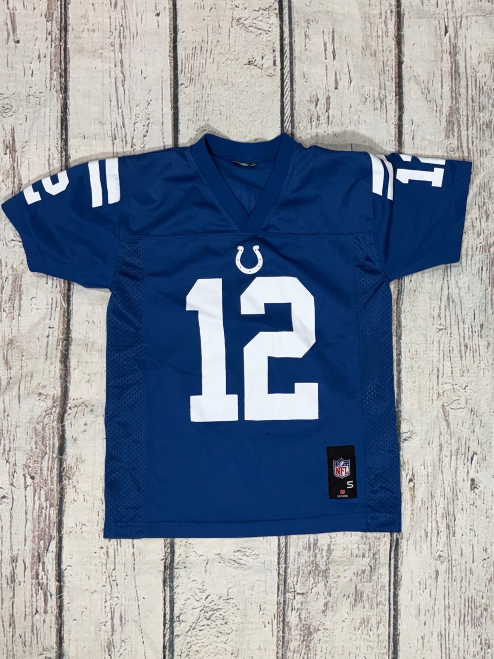 Andrew Luck Indianapolis Colts Small Youth Boys Blue Jersey